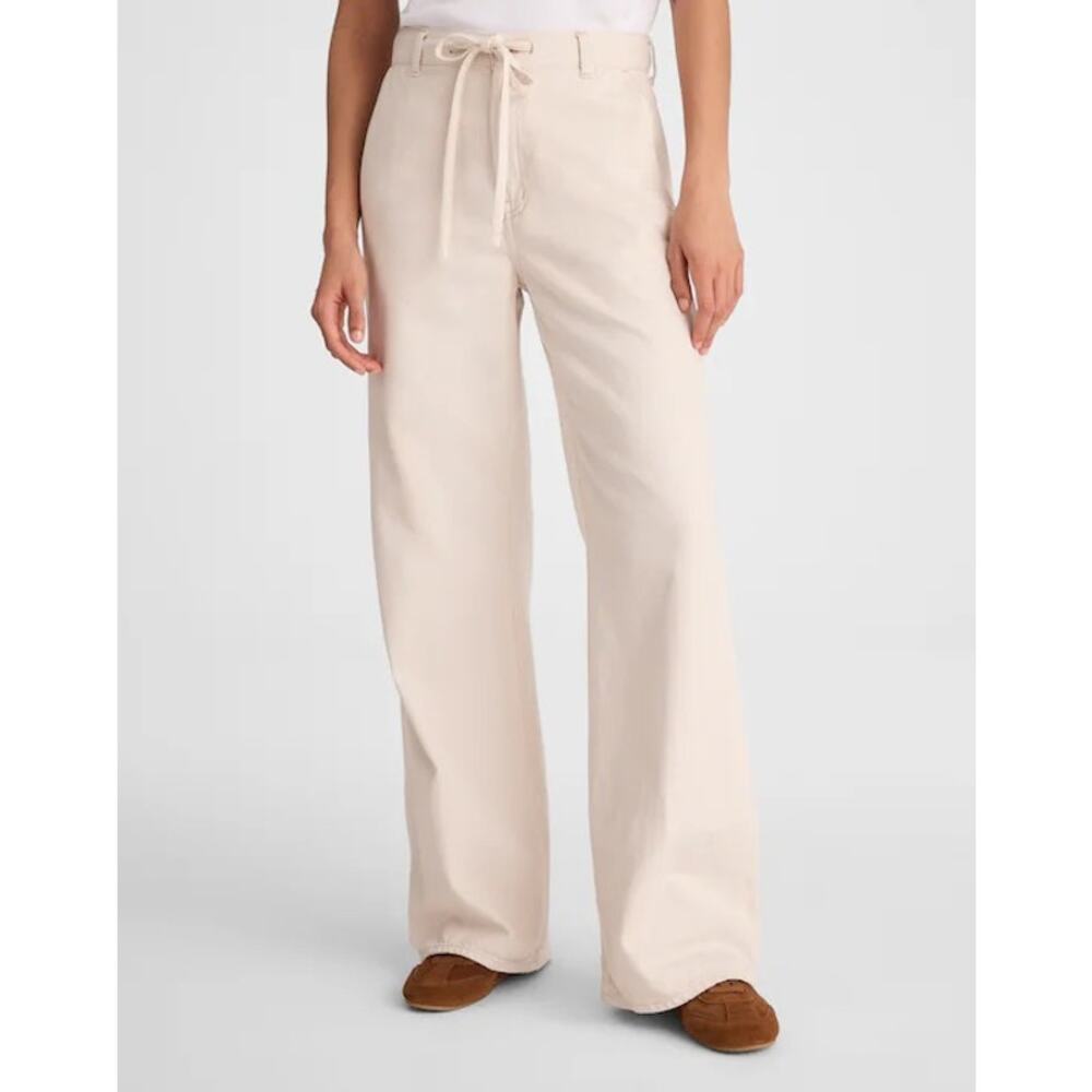 NWT Madewell The Ultimate Wide-Leg Pant in Airy Denim In Vintage Canvss Size 30 - Picture 2 of 10